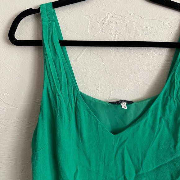 Joules Kyra Solid V Neck Blouse in Green - Picture 3 of 8